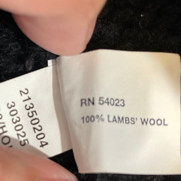 Gap Chunky Lambs Wool Black Fair Isle Turtle Neck Sweater - Picture 8 of 8